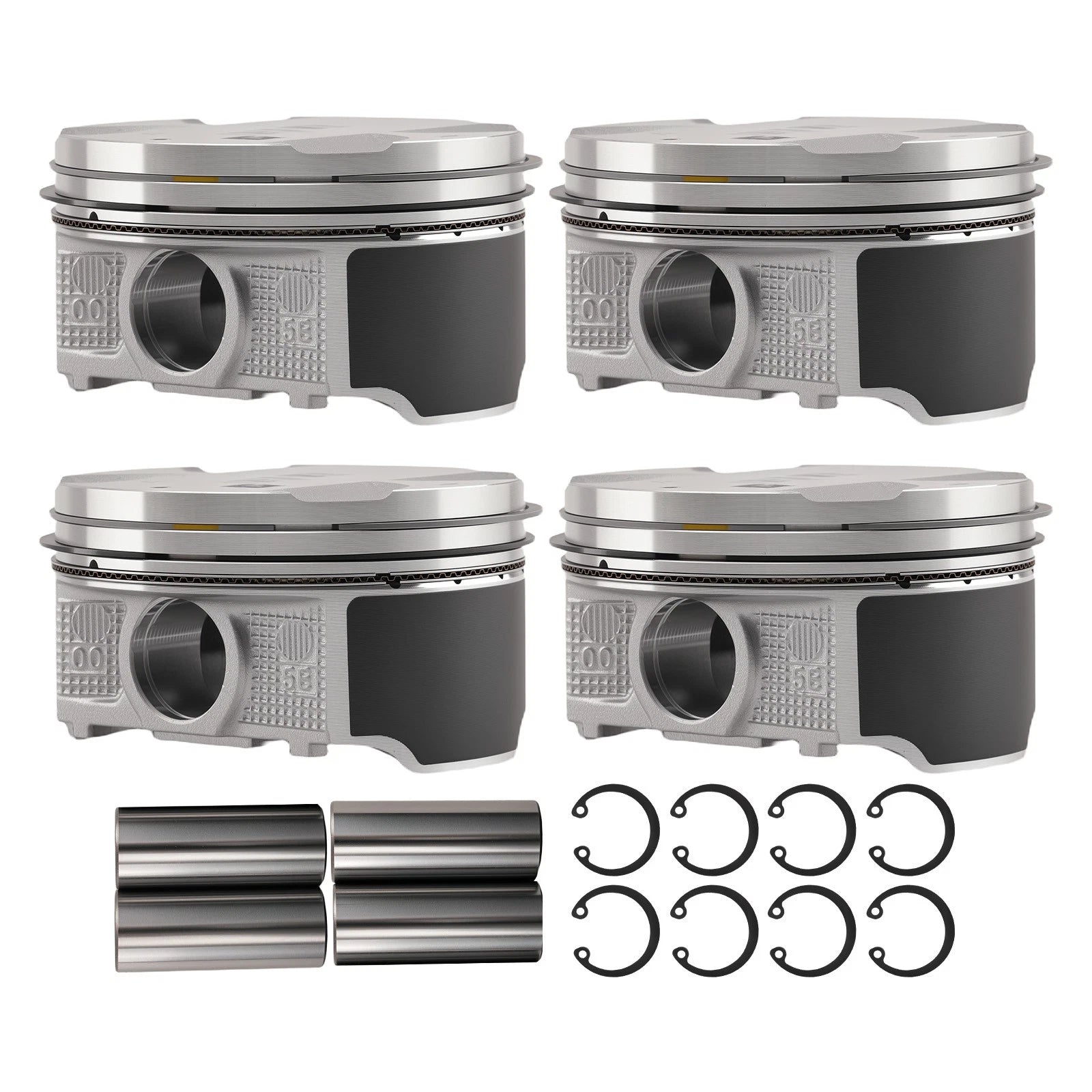 92mm Pistons w/ Rings for Subaru Impreza 2.0L DOHC Turbo EJ20 (2002–2005) 12006AC350