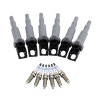 Set of 6 Ignition Coils & 6 Double Platinum Spark Plugs for BMW F82 F83 (2014–2020)