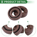 Set of 5 Oil Seal Rotary Shaft Seal 10x20x5mm Fluorine Rubber