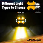 Set of 4 LED Light Covers for maXpeedingrods 5 Inch Driving Lights