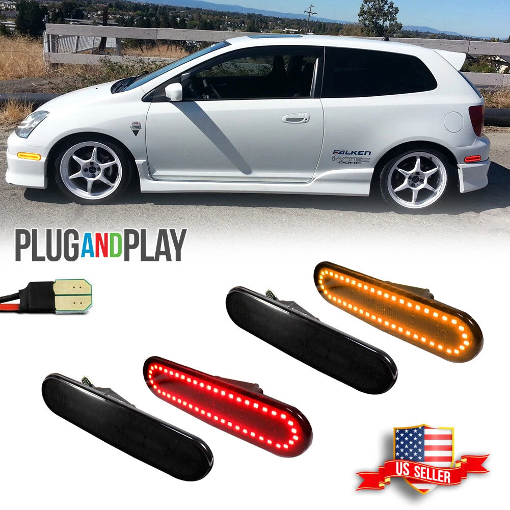 LED Side Marker Lamps for Honda Civic Si EP3 (2002–2005)