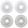 Set of 4 Bosch QuietCast Brake Rotors & Pads for Audi A3 Q3 Arteon CC Golf R (2013–2020)