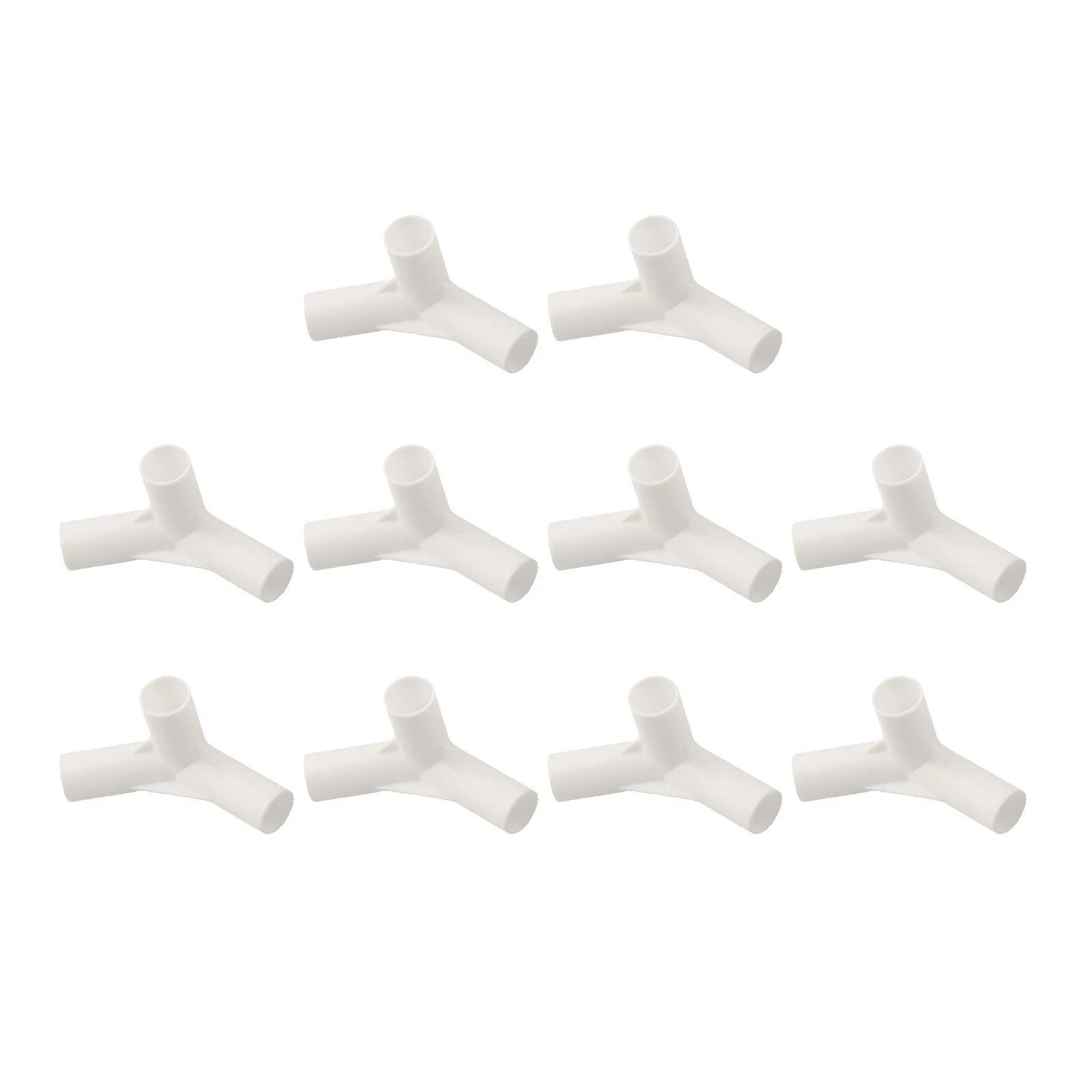 10pcs Tent Pole Tee Connectors for Camping Tents (I.D. 16mm)