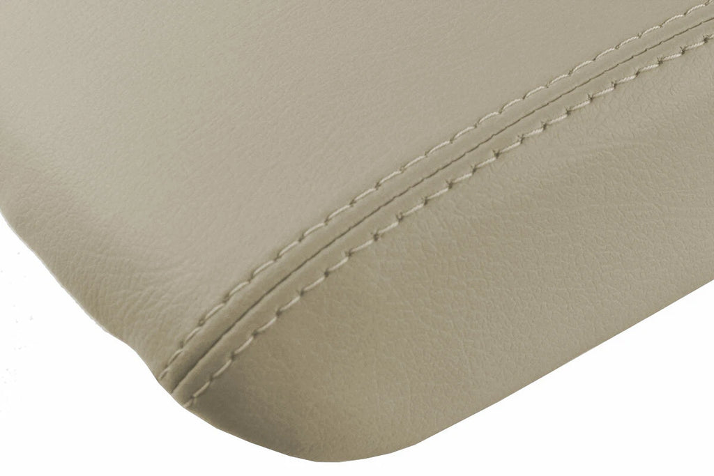 Leather Console Lid Pull Over Cover for Honda Civic (2006–2011) Beige