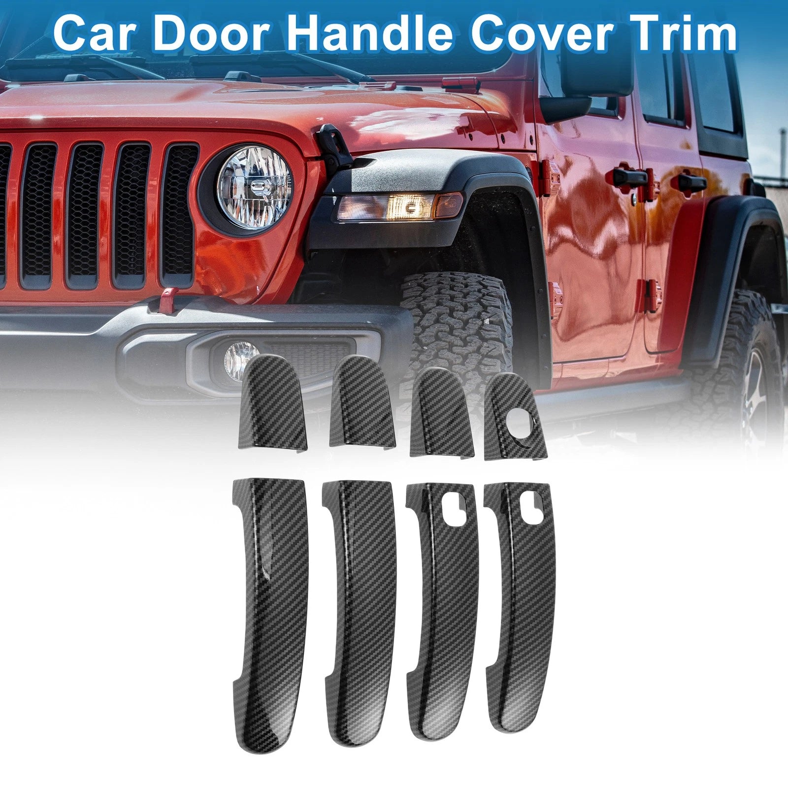 Door Handle Cover Trim for Ford Ranger  - Silver Tone