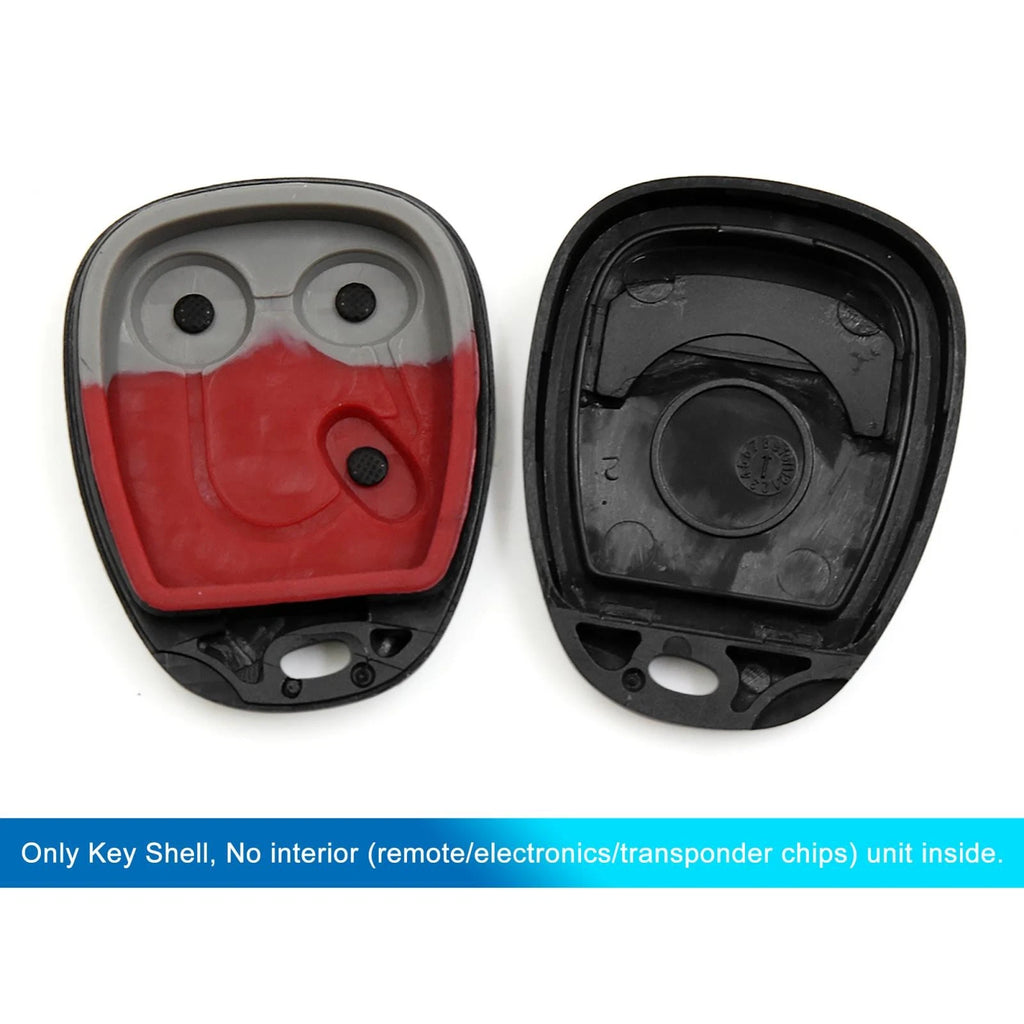 Car Key Fob Shell Case 21997127 for Chevrolet Cadillac GMC (3 Button)