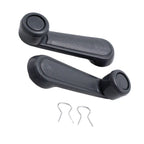 2 Replacement Manual Window Crank Handles Gray for Nissan Xterra (2000–2004)
