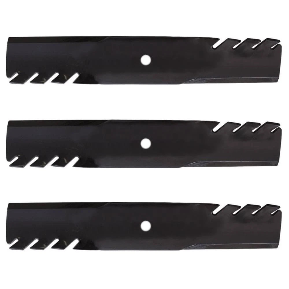 Set of 3 Mulcher 3-N-1 Hi-Lift Blades for Toro 718Z (1996–2003)