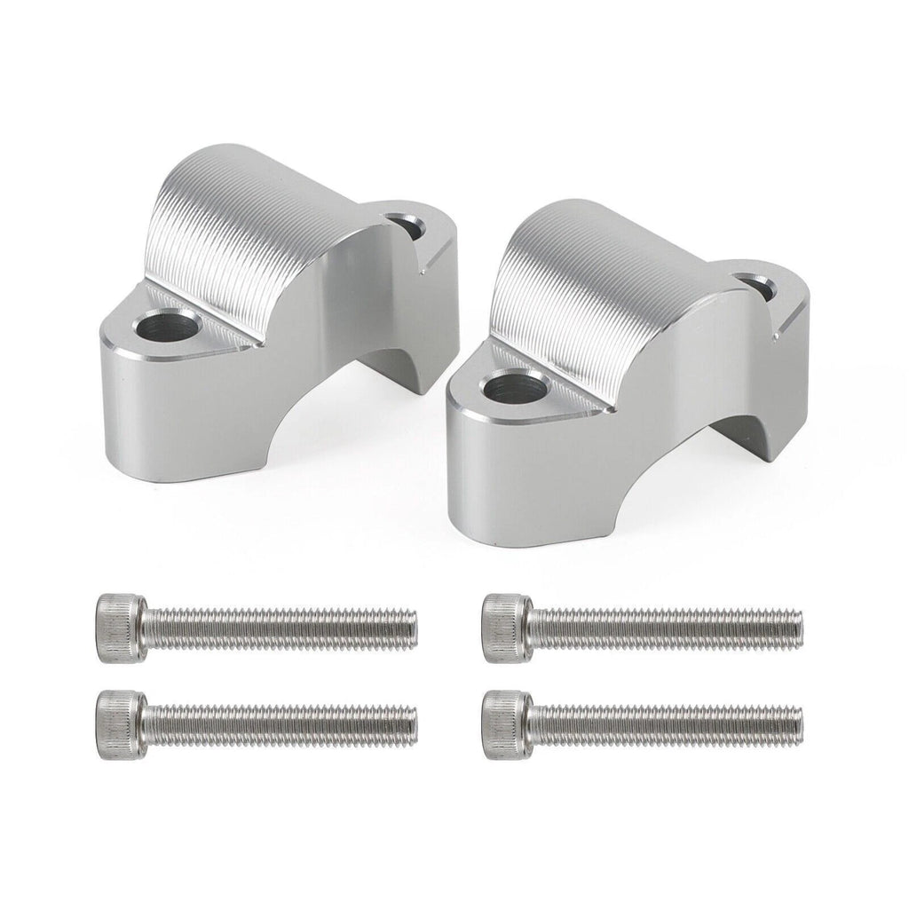 CNC Silver Handle Bar Clamp Riser for CF-Moto CF800MT (2021–2022)