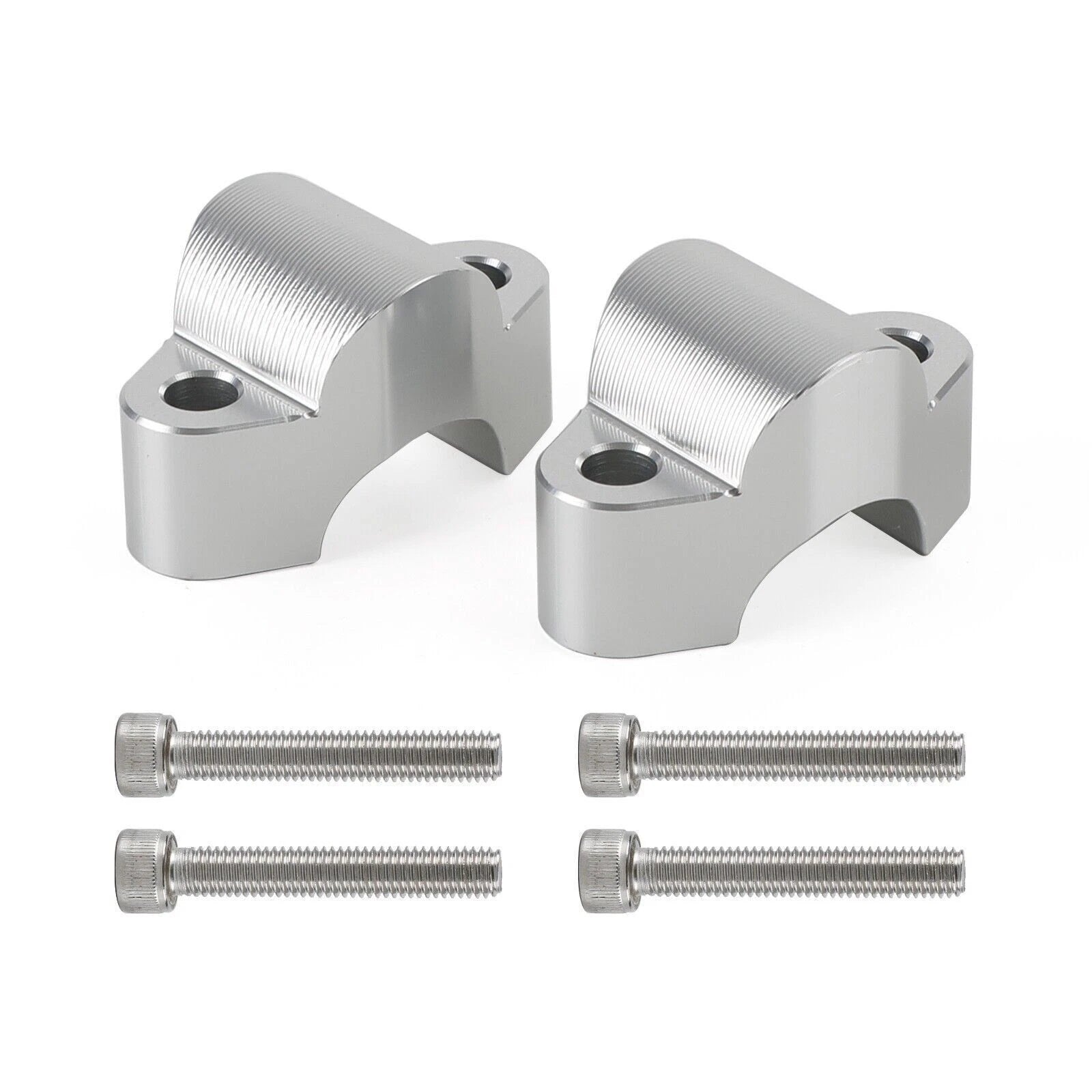 CNC Silver Handle Bar Clamp Riser for CF-Moto CF800MT (2021–2022)