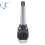Keyless Steel Drill Chuck 1/32"-1/2" Taper 3 MT3 Integral Shank