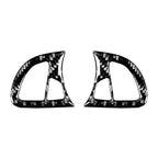 5Pcs Steering Wheel Cover Trim for BMW Z4 E85 (2003–2008) Carbon Fiber Black