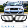 Pair Front Kidney Grille for BMW E92 (2006–2010) Matte Black