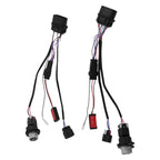 2X Headlight Wiring Harness Adapter for Dodge Ram 1500 2500 3500 (2013–2018)