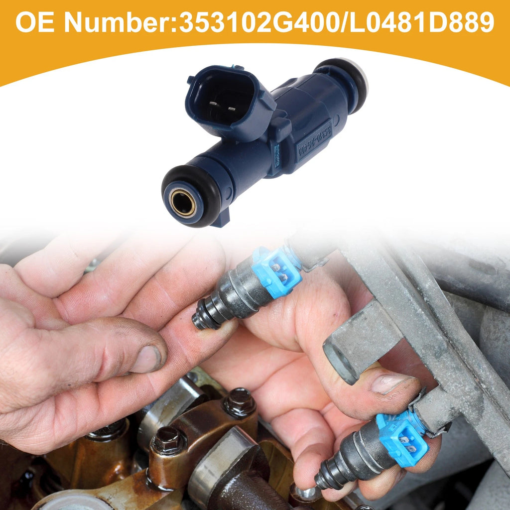 1 Pcs Fuel Injector No.353102G400/L0481D889 for Hyundai Sonata (2008–2013)