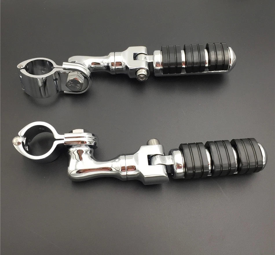 Chrome 1.5" Regular Foot Peg for Honda GoldWing Shadow VTX1300 (2001–2008)