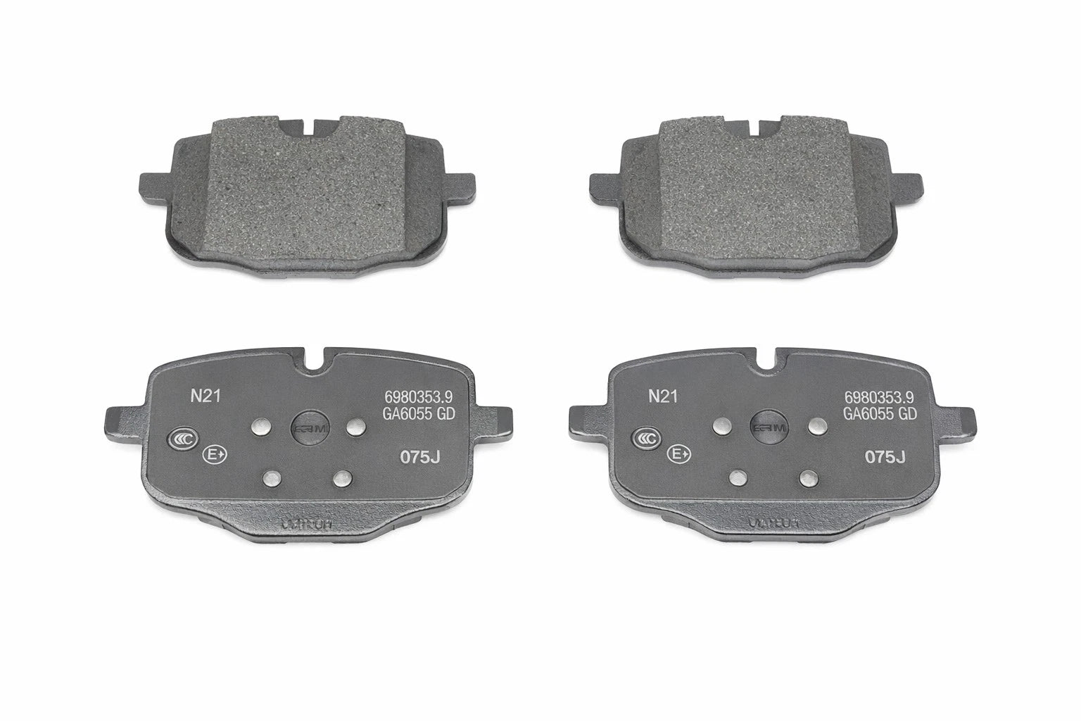 Set of 4 Rear Disc Brake Pads for BMW X5, X6, X3, X4, iX, X7 (2014–2023)