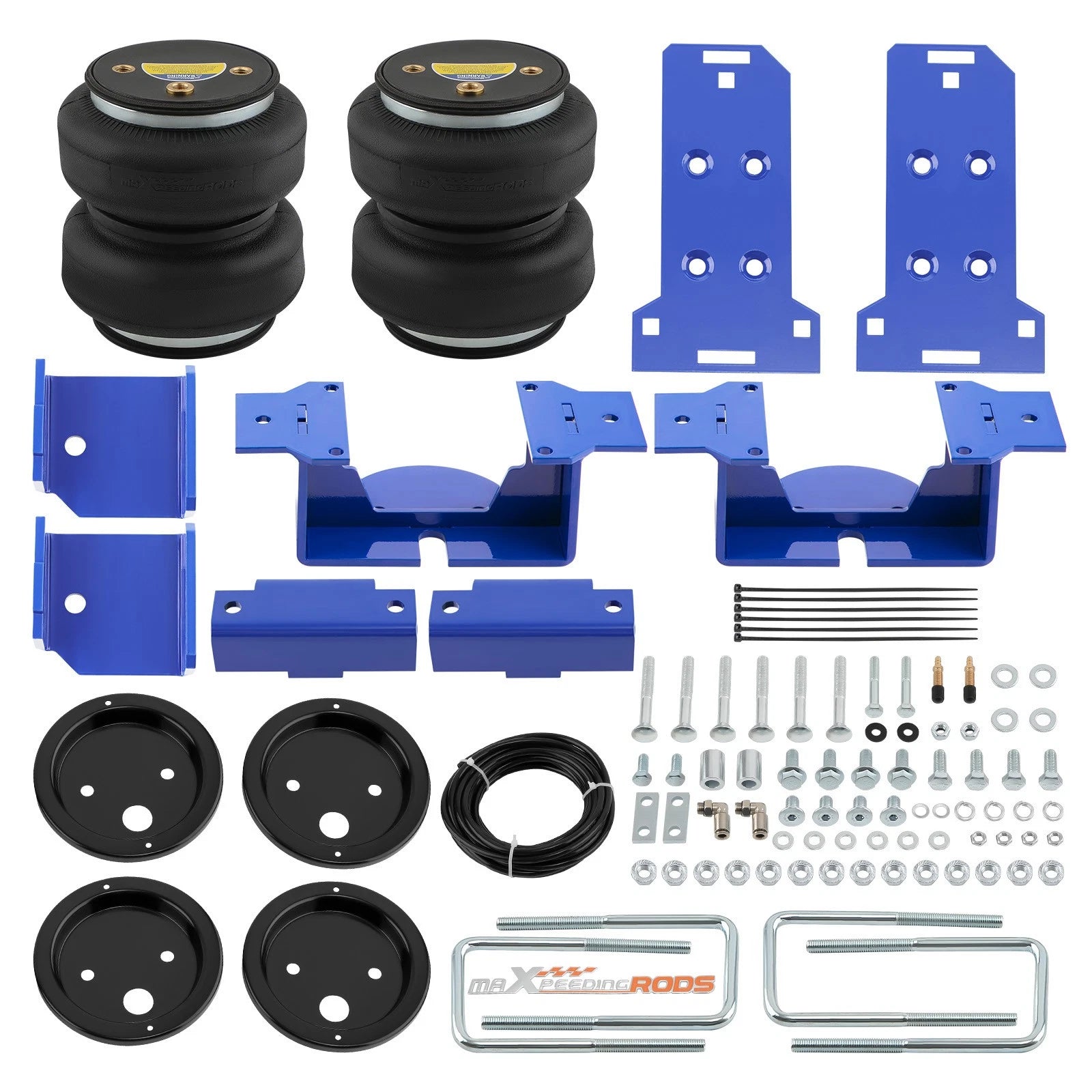 Air Suspension Helper Spring Kit for GMC Sierra 1500, Silverado 1500 (2019-2022)