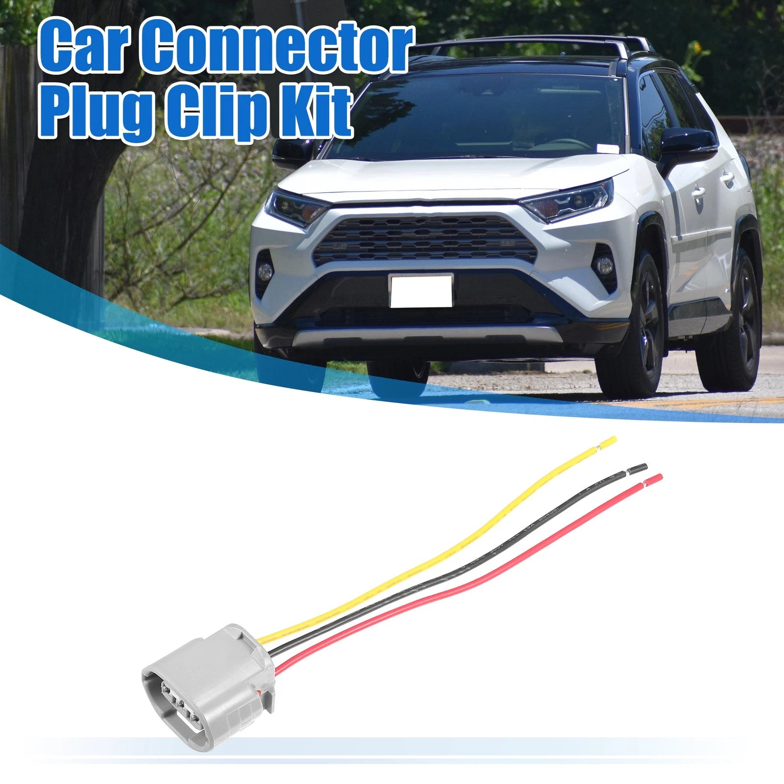 3 Pin Alternator Regulator Connector Adapter Plug for Toyota (No.9098011349)
