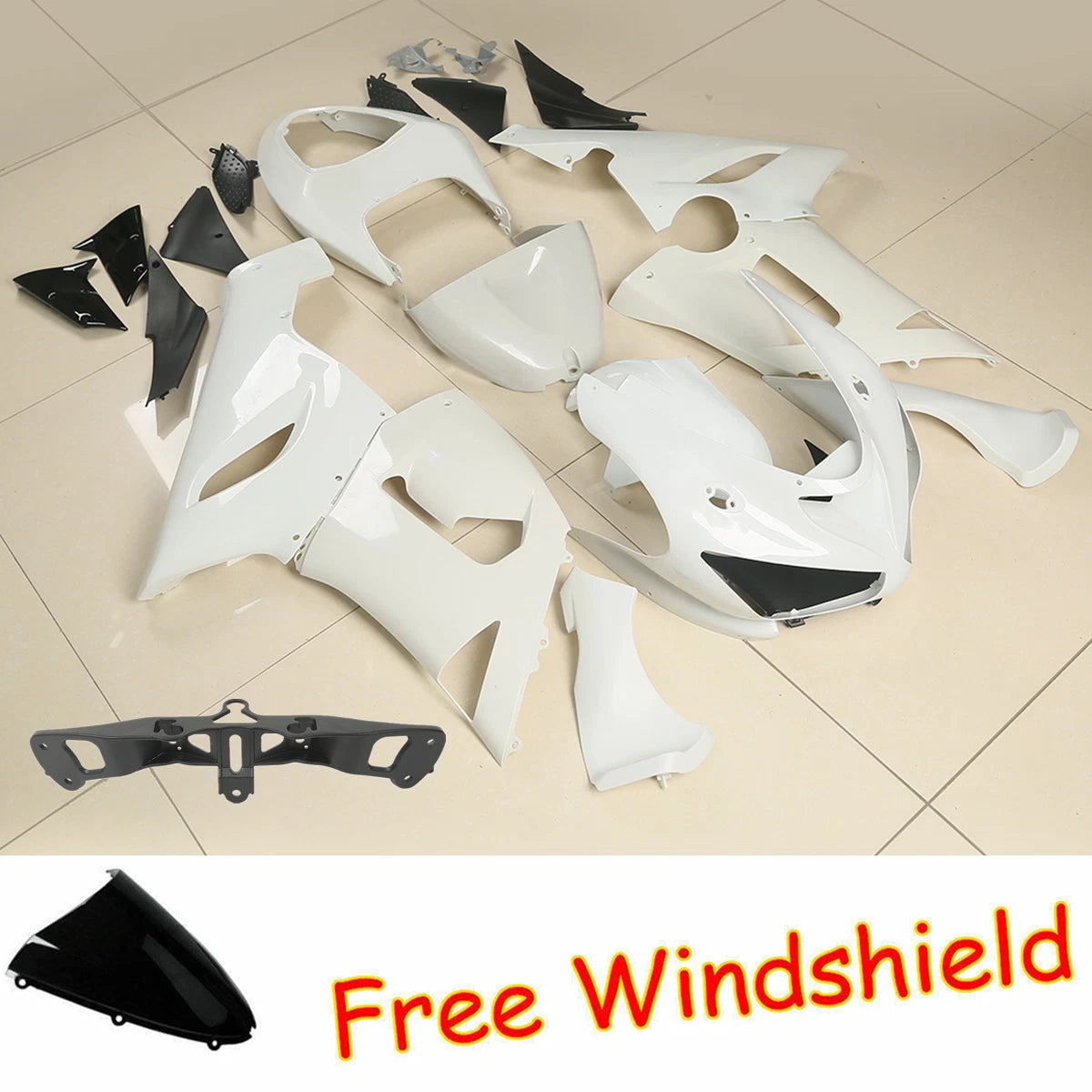 ABS Fairing Bodywork Stay Bracket for Kawasaki Ninja ZX6R ZX636 (2005–2006)