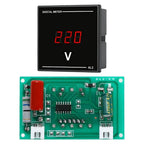 Digital LED Ammeter for AC Voltage Display Meter (50-500V)