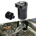 Baffled Engine Oil Catch Can Tank Kit for Universal Vehicles (300ml)