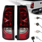 Rear Brake Tail Lights for Chevy Silverado 1500 2500 3500 HD (2003–2006)