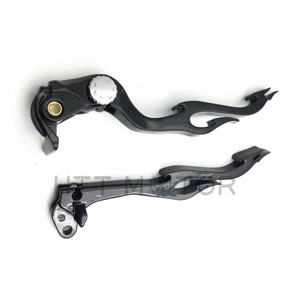 Custom Brake Clutch Flame Lever for Suzuki GSXR 600 750 (2004–2005)