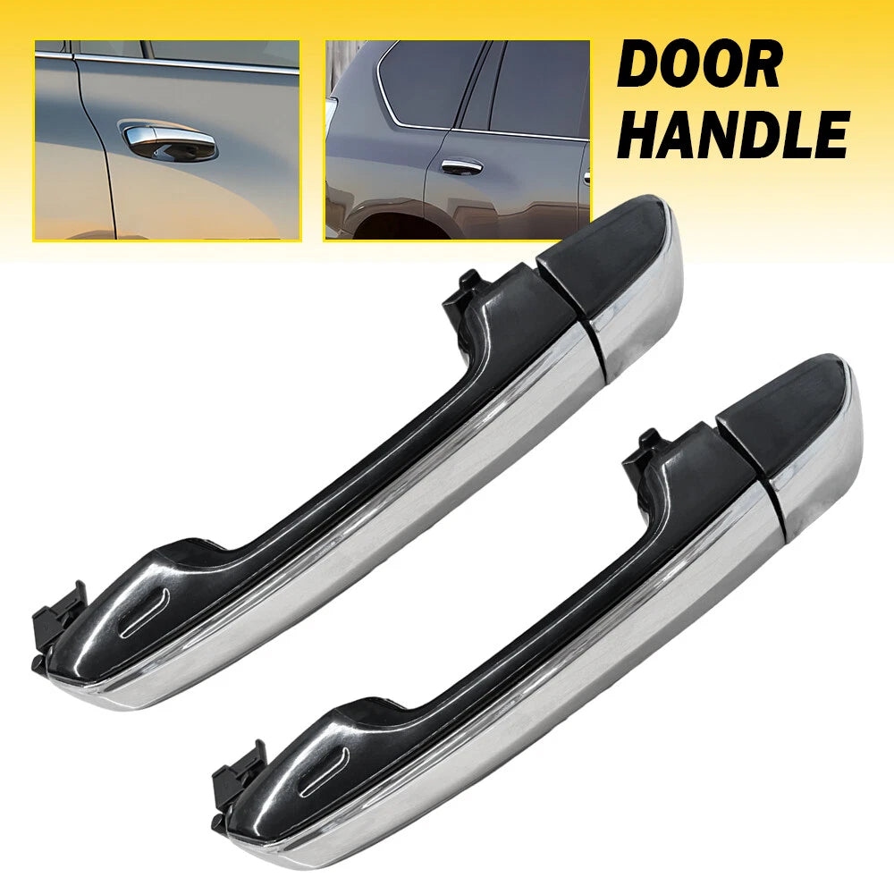 2X Rear Outer Door Handles with Caps for Lexus GX460 (2010â2017)