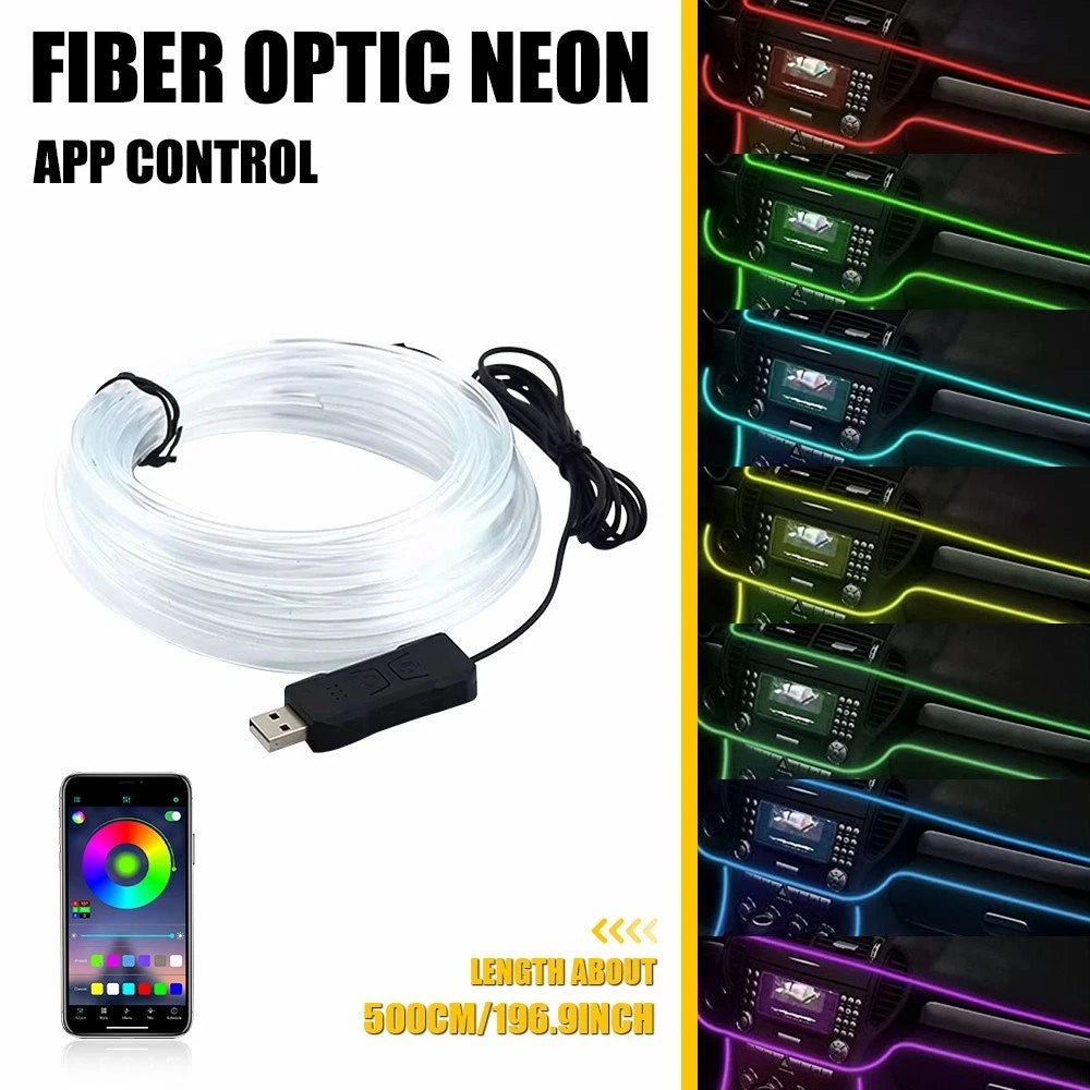 RGB Interior LED Strip Lights for Car (APP Control)