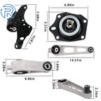Engine Motor Mount Set for Dodge Neon (2002–2005) 2.0L Automatic Transmission