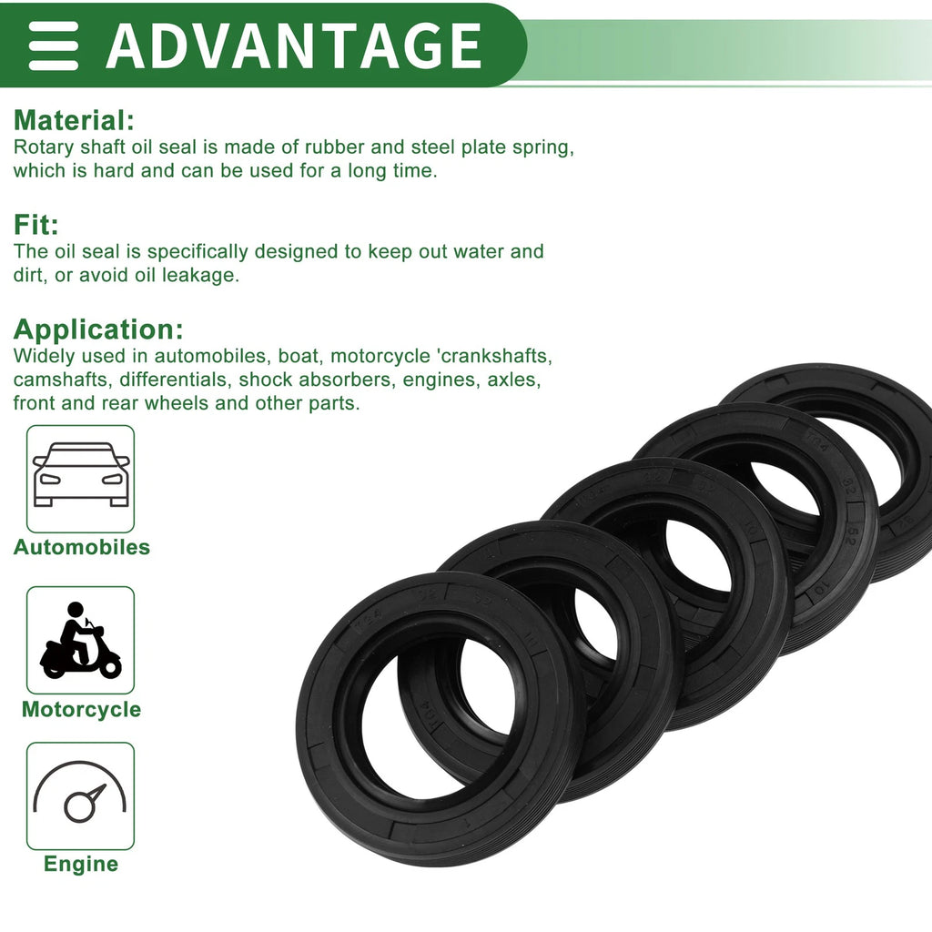 Oil Seal for Rotary Shaft (32x52x10mm)