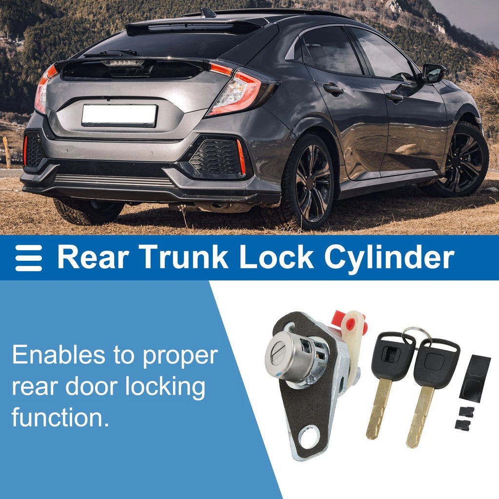 Trunk Lock Cylinder with 2 Keys for Honda Civic (2006–2011)
