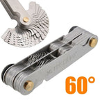 Thread Gauge Set for Metric and Inch Measurements (60 Degree)