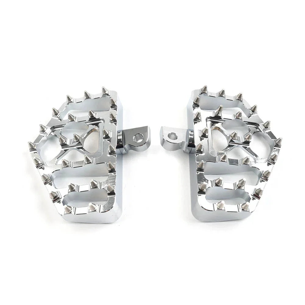 Wide MX Style Foot Pegs for Harley Touring Sportster Softail Dyna