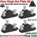 Door Hinge Nut Plate Kit for Ford Pickup Truck (1948–1952)