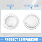 3 x Media Audio Volume Switch Knob Covers for Honda Civic (2022-2023) Silver