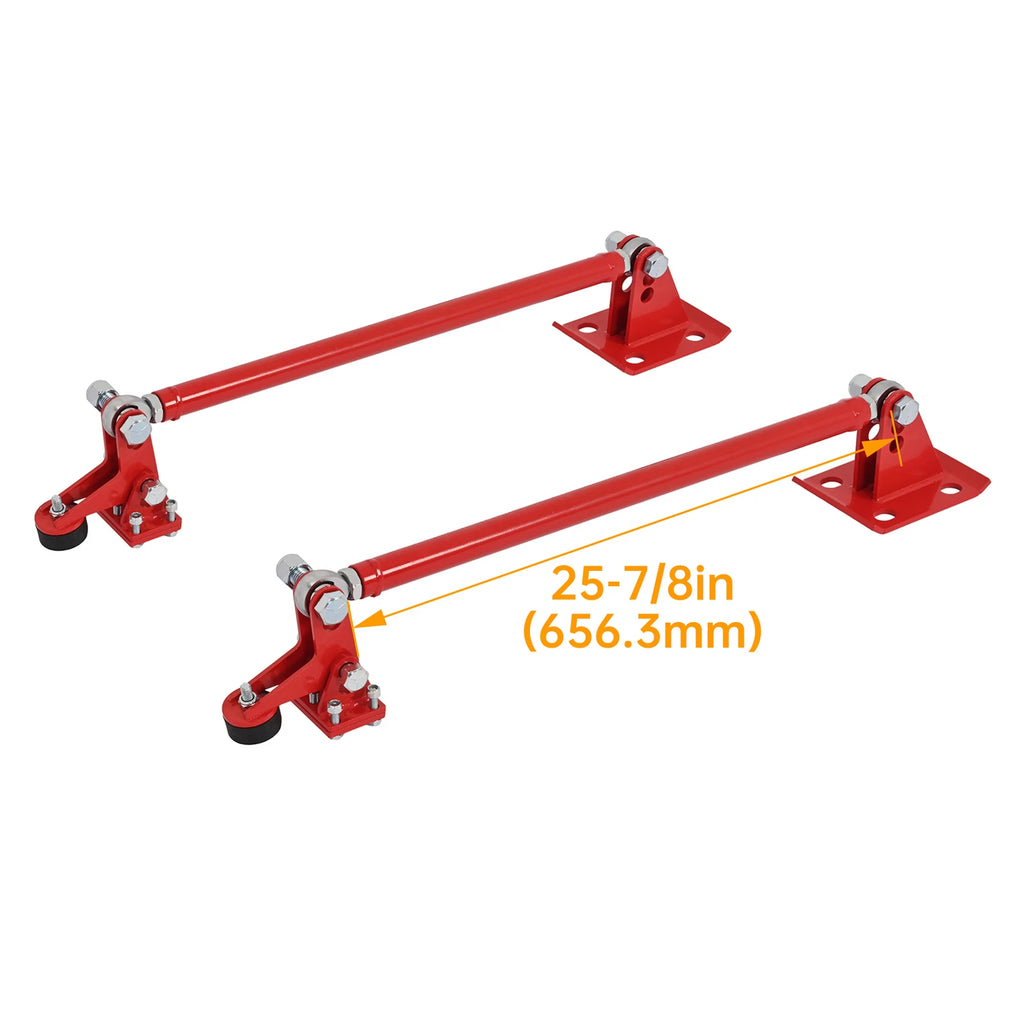 Traction Tie Bars for Chevrolet Silverado GMC Sierra (1999–2018) Red 2WD 4WD