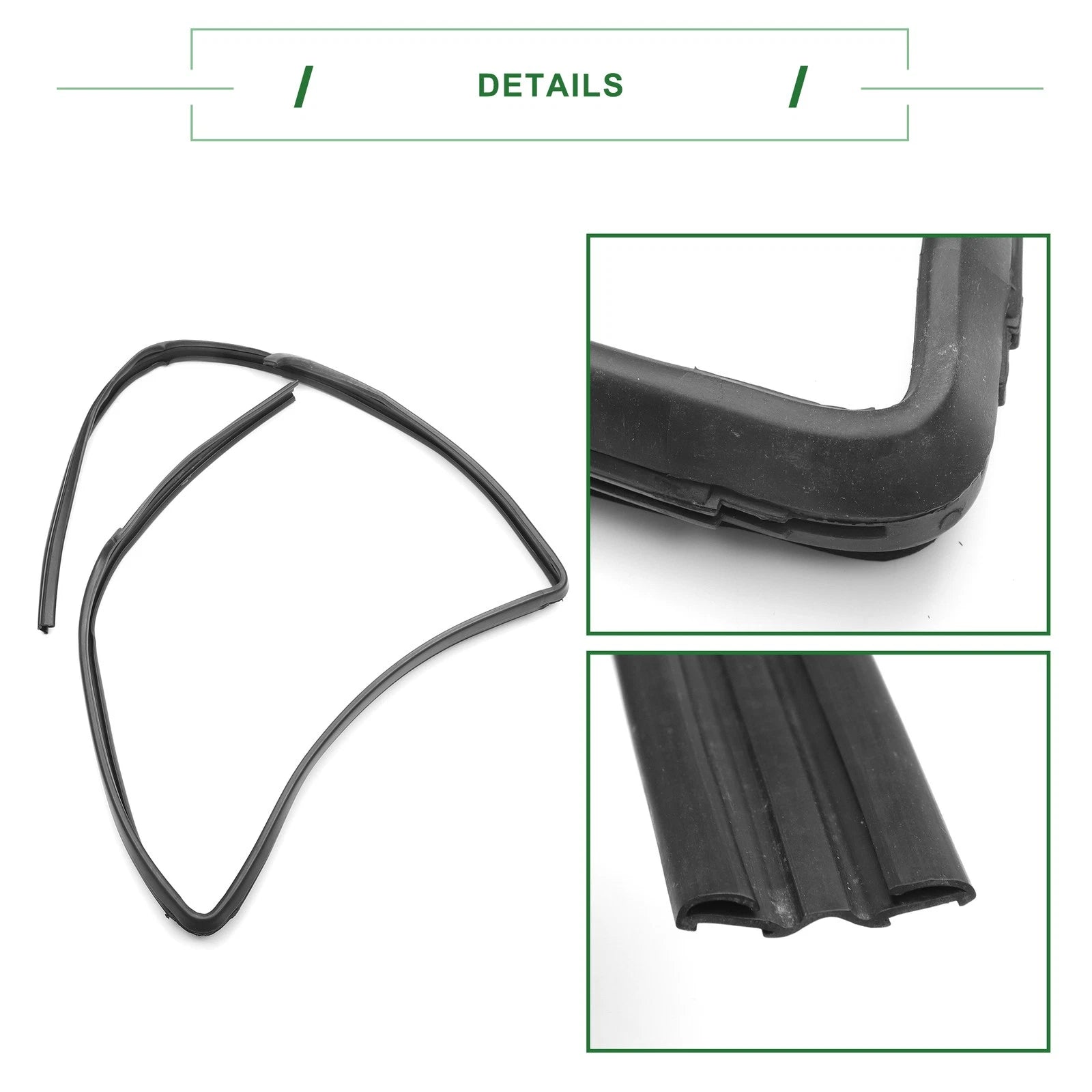 1 Pc Rear Right Door Window Run Channel Seal Strip No. 6814289103 for Toyota 