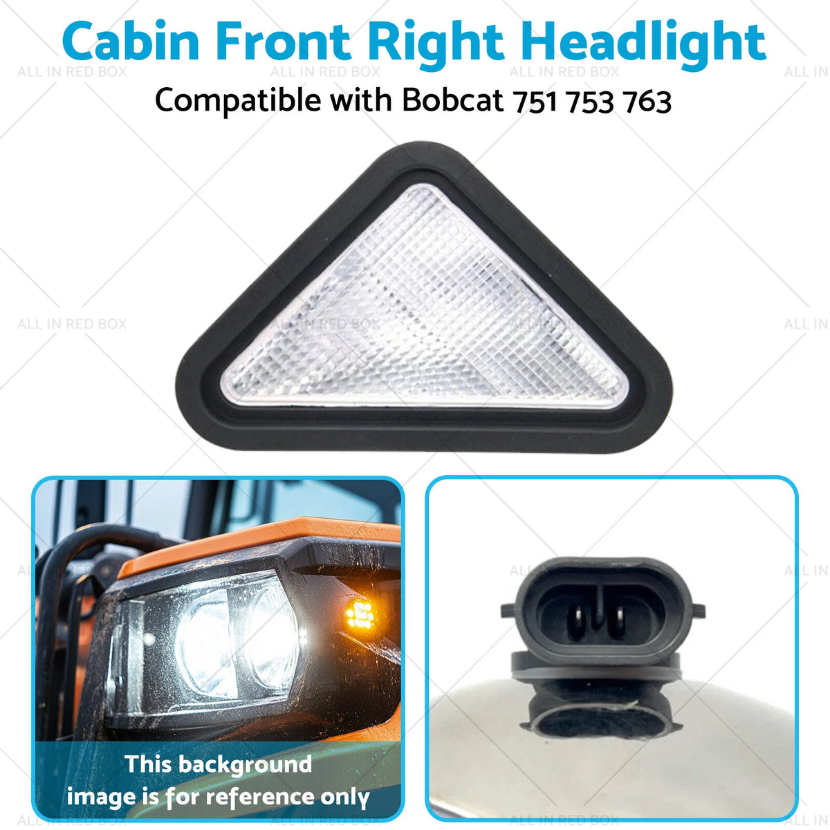 Headlight for Bobcat 751 753 763 773 775 853 (6674401)