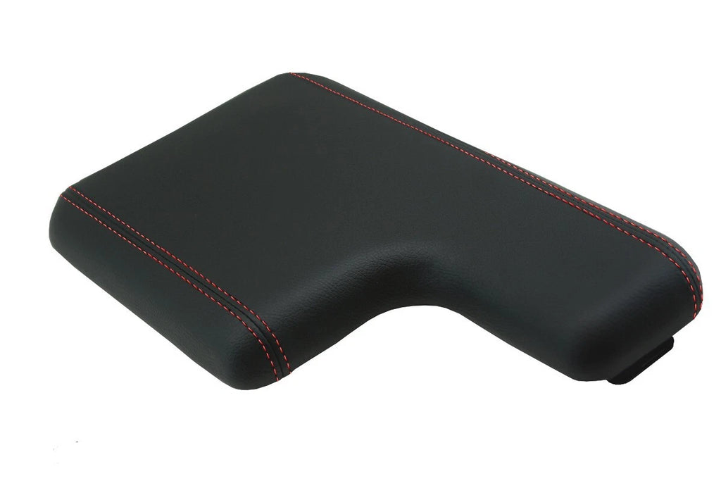 Console Lid with Cupholder Cover for Ford Ranger (2000–2006) Red Stitch