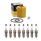 Wix Engine Oil Filter & Denso 8 Iridium TT Spark Plugs for GS460 (2008–2011)
