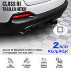 2 Inch Trailer Towing Hitch for Hyundai Santa Fe (2019-2020)