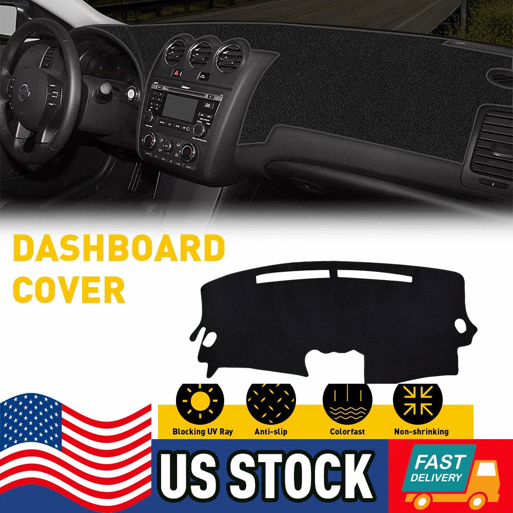 Dash Cover Mat for Nissan Altima (2007–2012) - Black