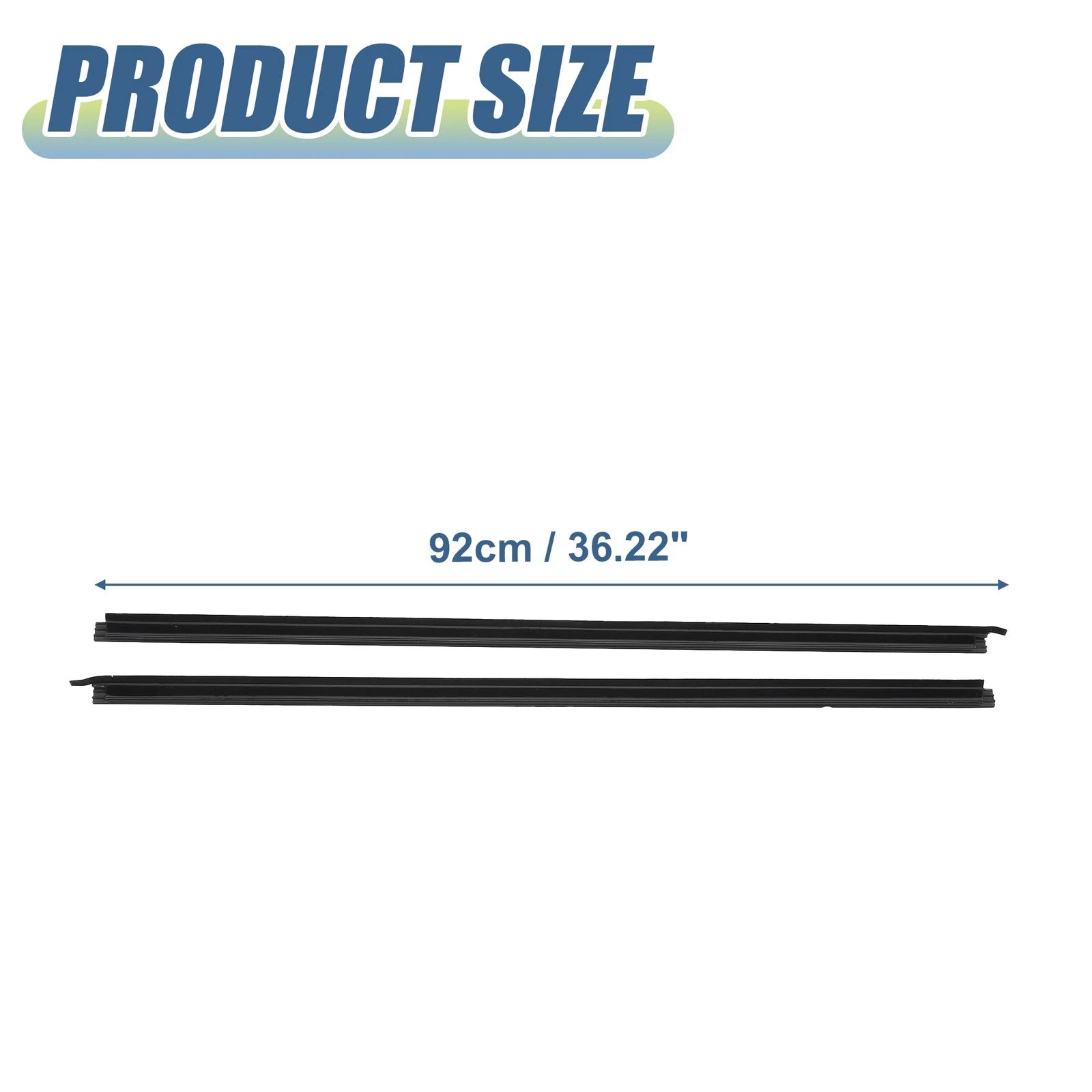 2X Window Glass Seals for Nissan D21 (1986–1997) 745060774255