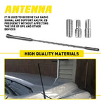 Antenna Mast for Toyota Tacoma (1995–2016) EOA, Black, Power, AM/FM
