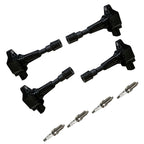 Set of 4 Ignition Coils & Spark Plugs for Mazda 2 (2011–2014)