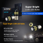 Set of 2 7506 Reverse LED Backup Light Bulbs for Make Model