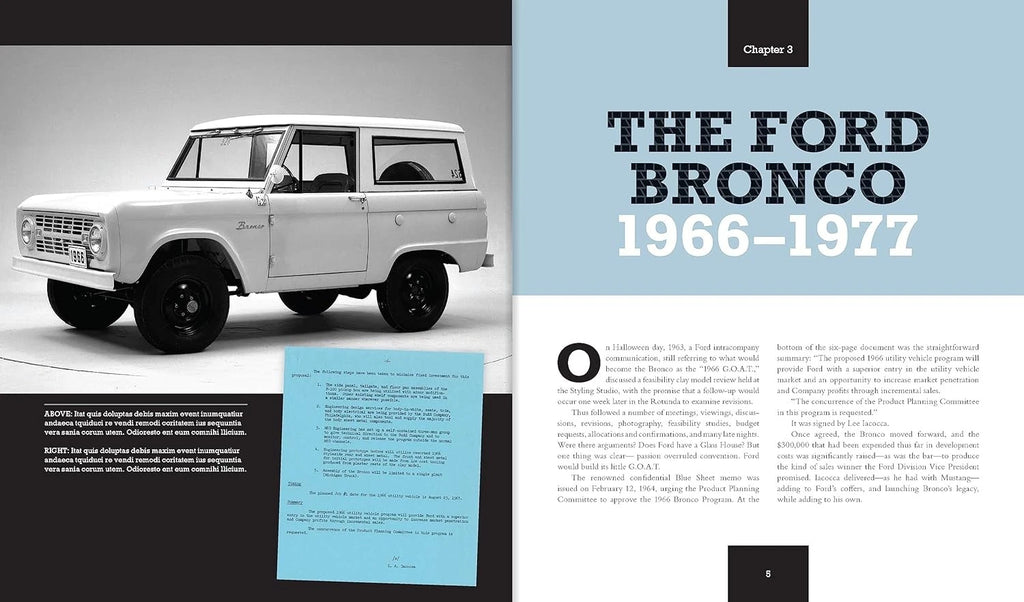 Ford Bronco Book: Complete History 1966-1996 & 2017 Revival