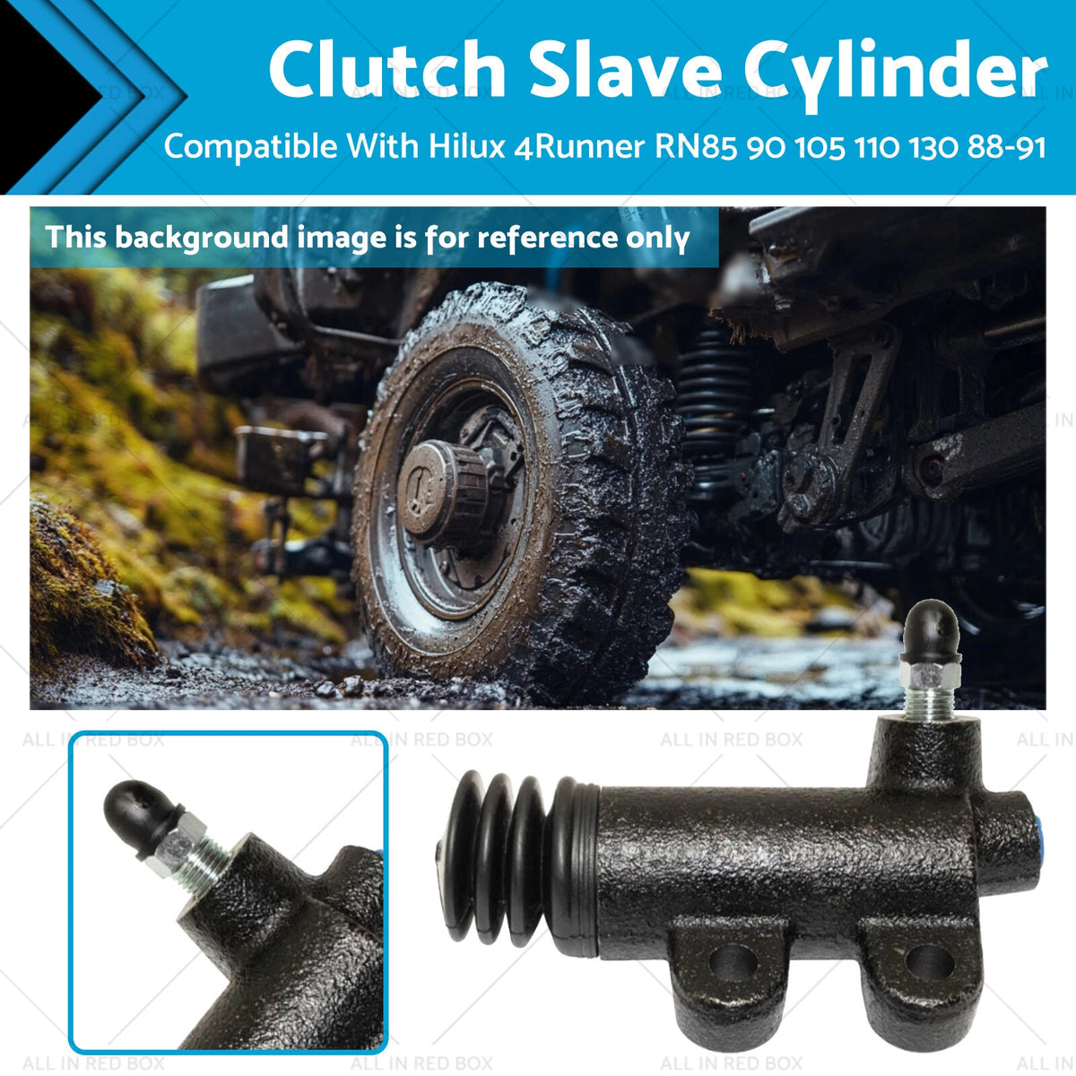 Clutch Slave Cylinder for Toyota Hilux 4Runner RN130R 1989–1991